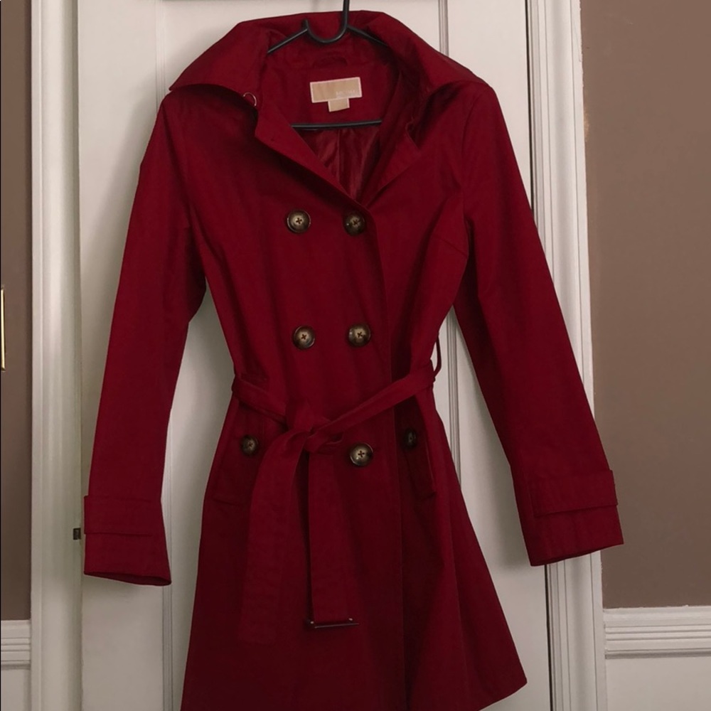 Michael Kors Red Trench!